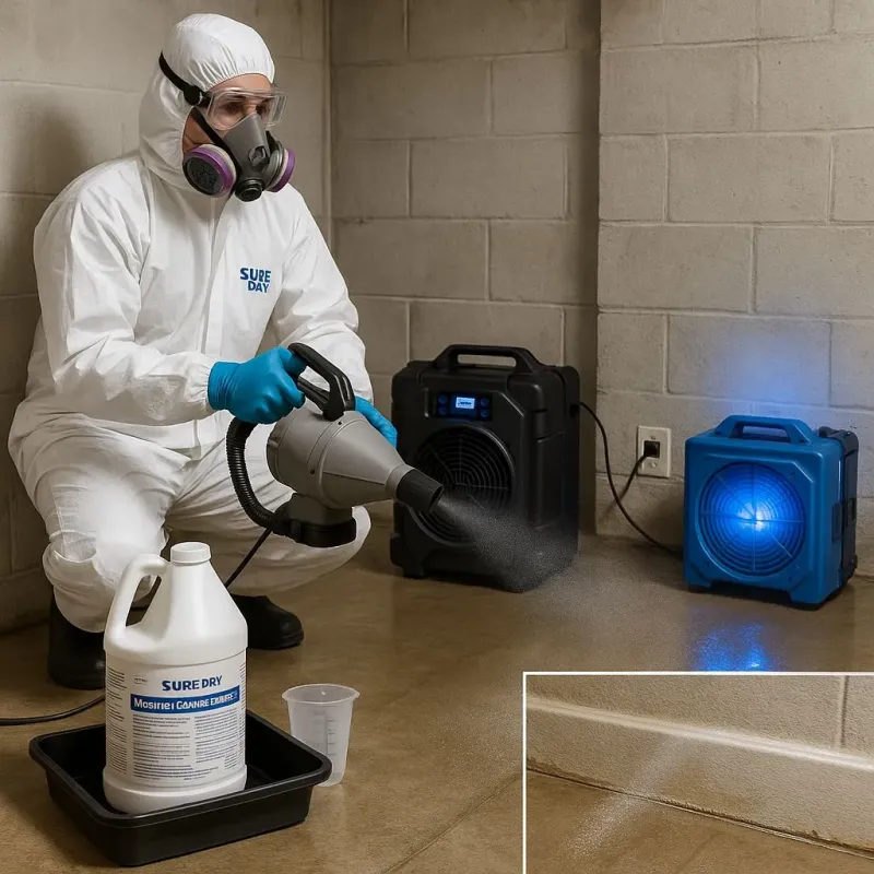 Sanitization and Odor Removal process in New Market, TN