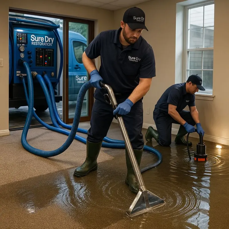 Water Extraction and Removal process in New Market, TN